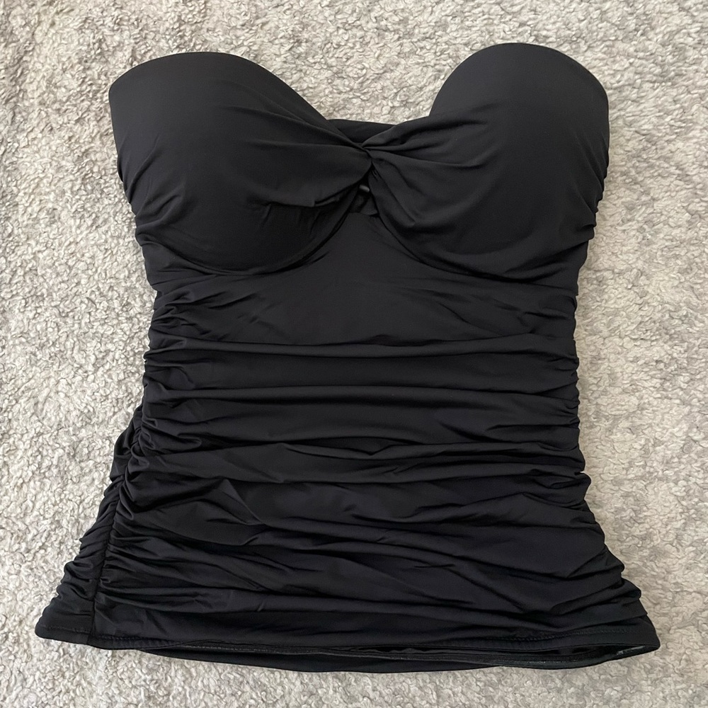 Victoria’s Secret Push-up Tankini Top 36D Black
